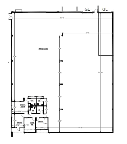9560 Chesapeake Dr, San Diego, CA à louer Plan d’étage– Image 1 sur 1