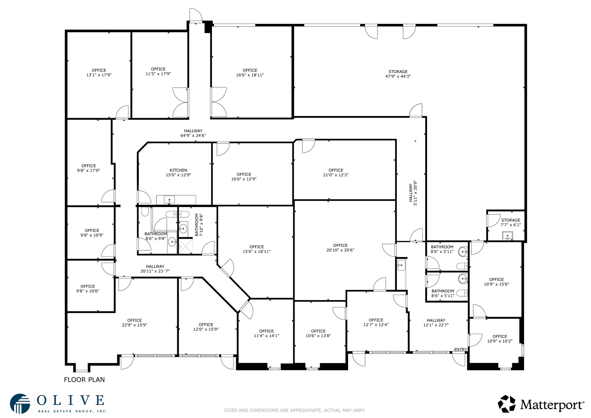 1525-1565 Vapor Trl, Colorado Springs, CO à louer Plan d’étage– Image 1 sur 1