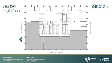 230 W Monroe St, Chicago, IL à louer Plan d’étage– Image 1 sur 1