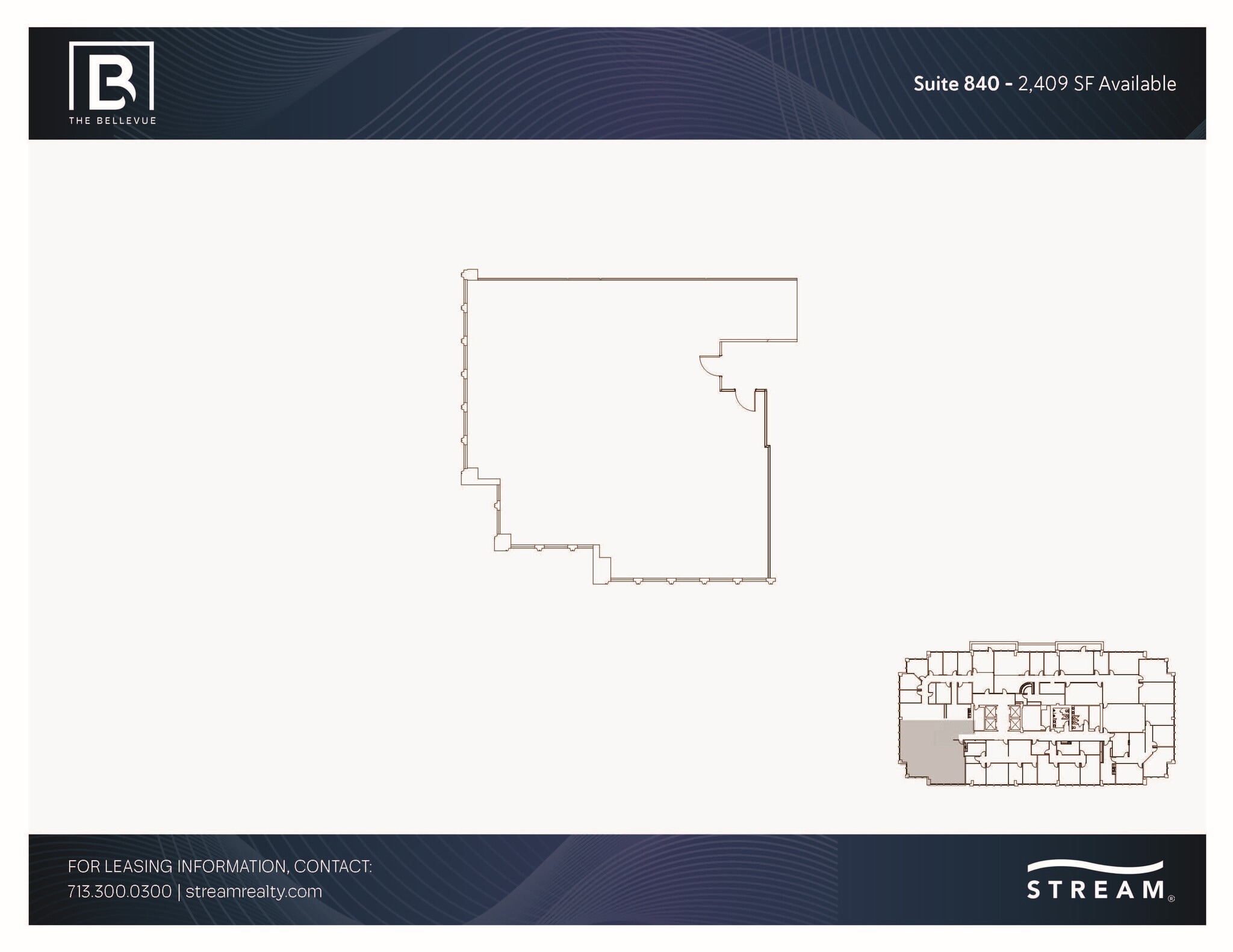 2323 S Shepherd Dr, Houston, TX à louer Plan d’étage– Image 1 sur 1