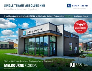 Plus de détails pour SEC. N. Wickham Road and Business Center Boulevard, Melbourne, FL - Local commercial à vendre