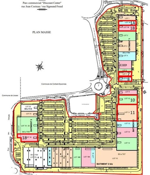 24t Rue Jean Cocteau, Corbeil-Essonnes à louer - Plan de site – Image 1 sur 4