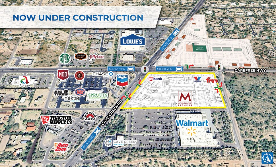 SE Carefree Hwy & Cave Creek Rd, Cave Creek, AZ à louer - Photo de l’immeuble – Image 1 sur 2