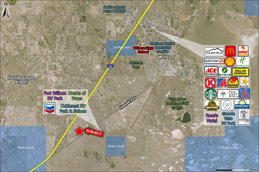 2054 Haskell Avenue, Willcox, AZ à vendre - Aérien – Image 2 sur 4