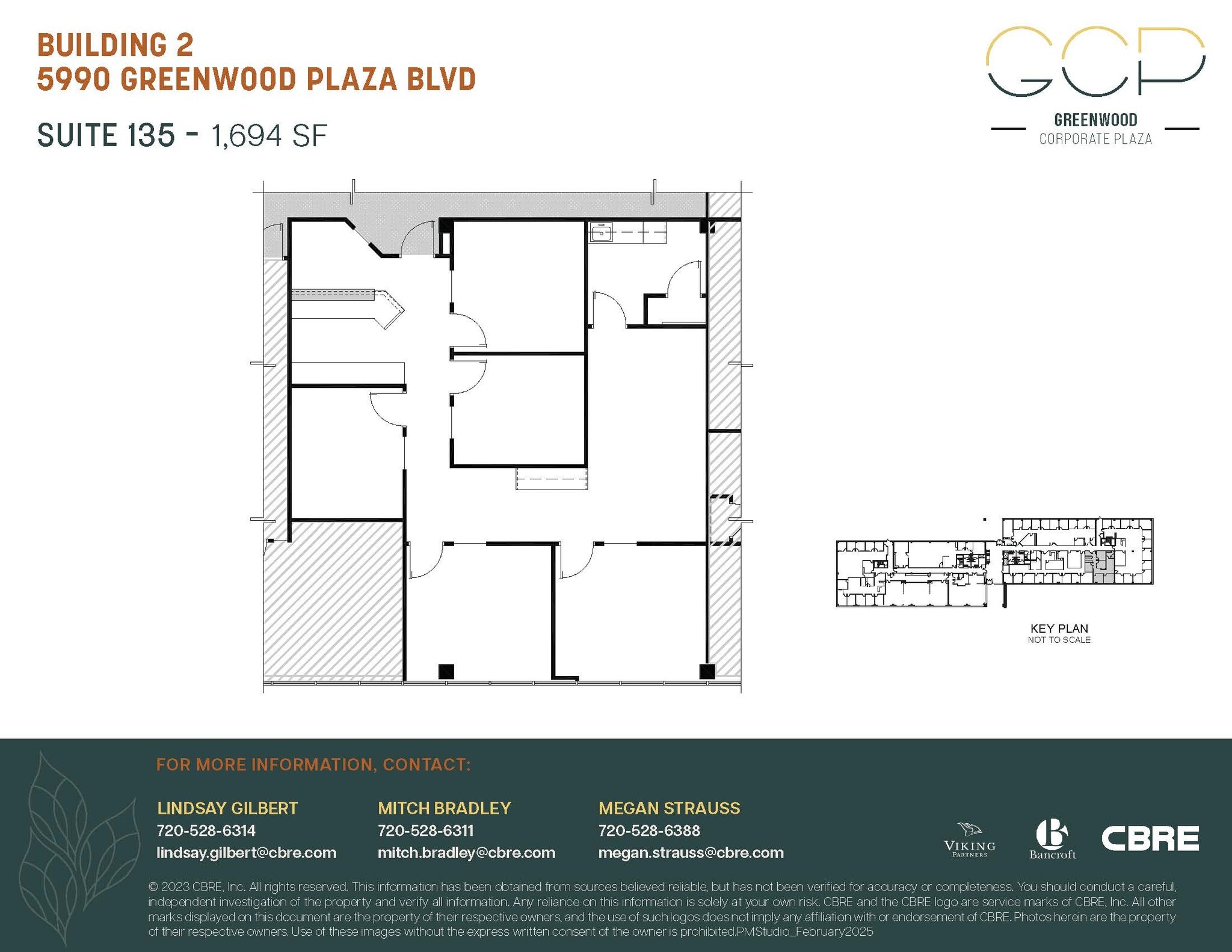 5990 Greenwood Plaza Blvd, Greenwood Village, CO à louer Plan d’étage– Image 1 sur 2