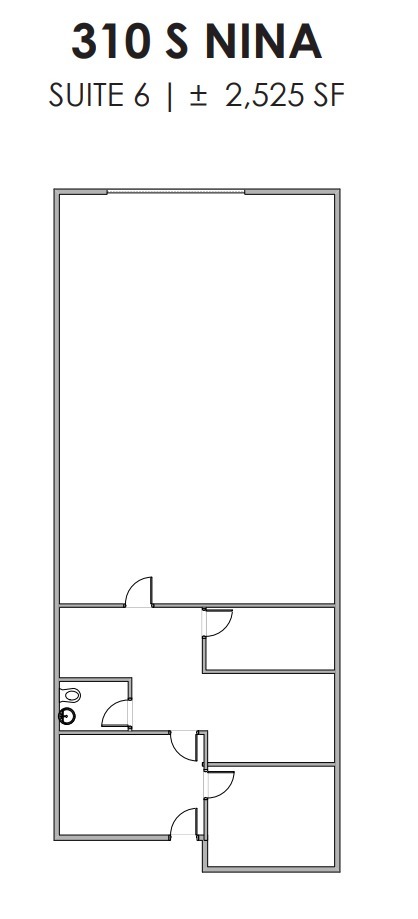 325 S Westwood St, Mesa, AZ à louer Plan d’étage– Image 1 sur 1