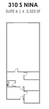 325 S Westwood St, Mesa, AZ à louer Plan d’étage– Image 1 sur 1