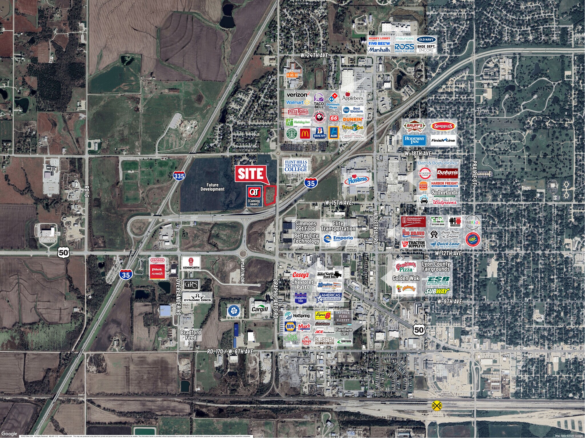 00000 Graphic Arts Rd, Emporia, KS à vendre Aérien– Image 1 sur 4