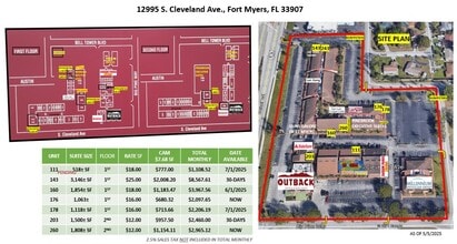 12995 S Cleveland Ave, Fort Myers, FL à louer Plan de site– Image 1 sur 1