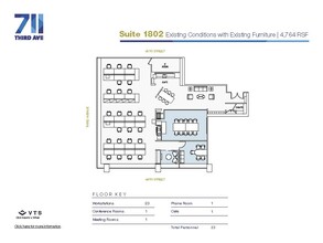 711 Third Ave, New York, NY à louer Plan d’étage– Image 1 sur 1