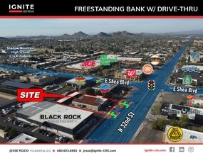 SWC 32nd St & Shea Blvd, Phoenix, AZ - Vue aérienne  vue de carte