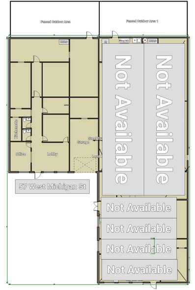 55-57 W Michigan St, Orlando, FL à louer - Plan d’étage – Image 2 sur 6