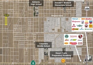 Plus de détails pour Mojave Dr, Adelanto, CA - Terrain à vendre