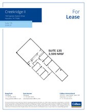 110-140 Cypress Station Dr, Houston, TX à louer Plan d’étage– Image 1 sur 1