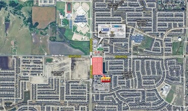 10921 Virginia Pky, McKinney, TX - VUE AÉRIENNE  vue de carte