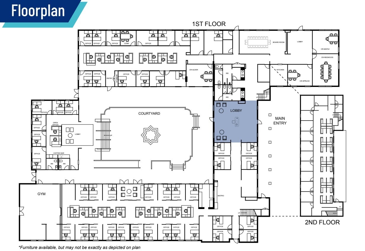 250 Middlefield Rd, Menlo Park, CA à louer Plan d’étage– Image 1 sur 1