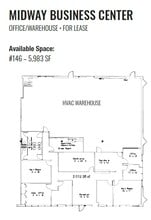4275 Kellway Cir, Addison, TX à louer Plan d’étage– Image 1 sur 1