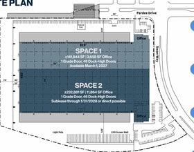 8350 Pardee Dr, Oakland, CA à louer Plan de site– Image 1 sur 1