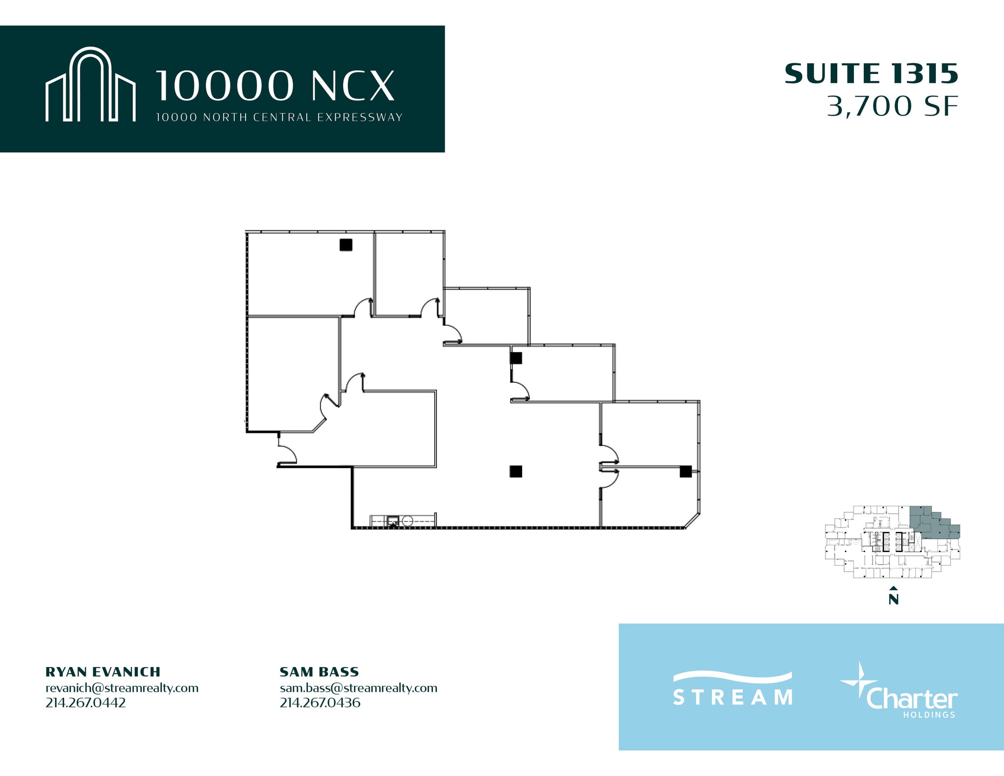 10000 N Central Expy, Dallas, TX à louer Plan d’étage– Image 1 sur 2