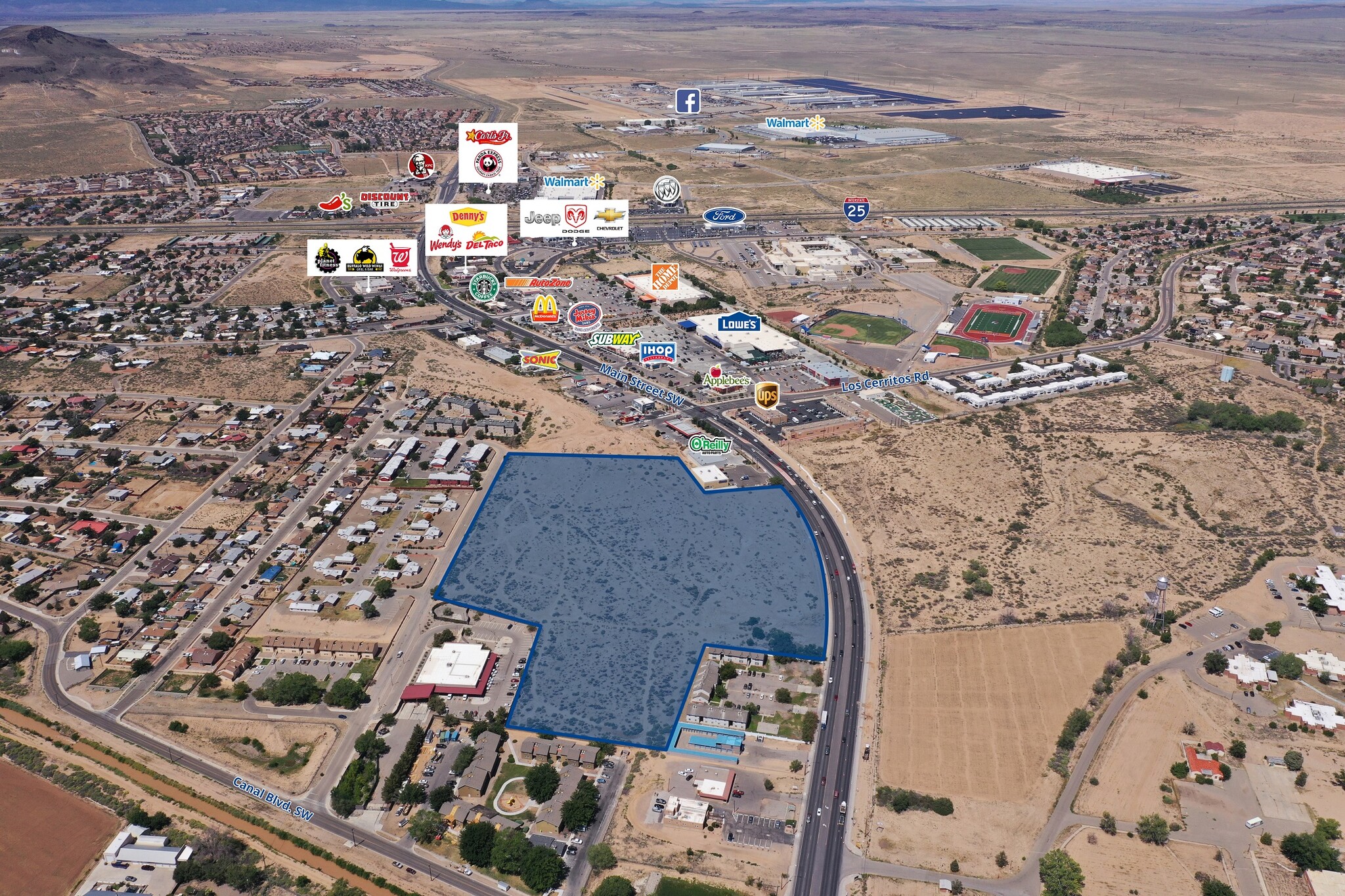 1101-1219 Main St, Los Lunas, NM à vendre Photo de l’immeuble– Image 1 sur 5