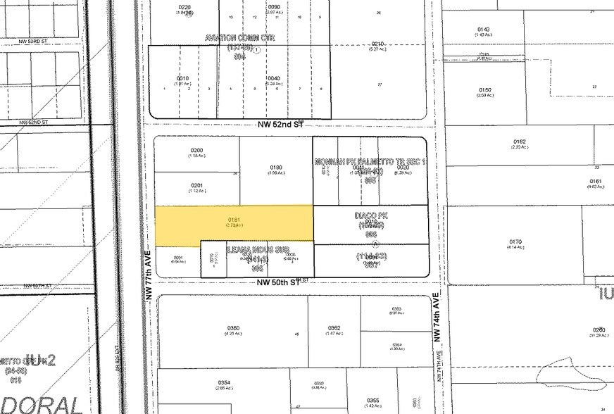5055 NW 77th Ave, Doral, FL à vendre - Plan cadastral – Image 3 sur 3