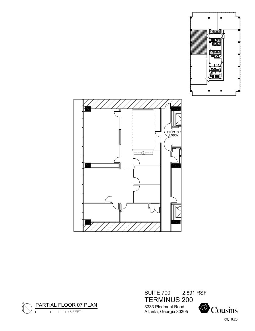 3280 Peachtree Rd, Atlanta, GA à louer Plan d’étage– Image 1 sur 1