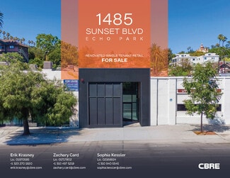 Plus de détails pour 1485 W Sunset Blvd, Los Angeles, CA - Local commercial à vendre