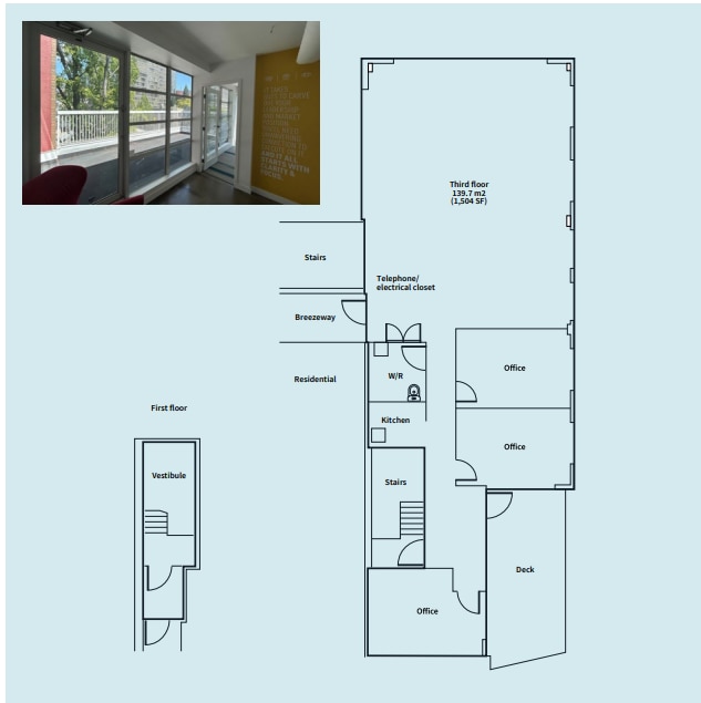 1083 Cambie St, Vancouver, BC à louer Plan d’étage– Image 1 sur 1