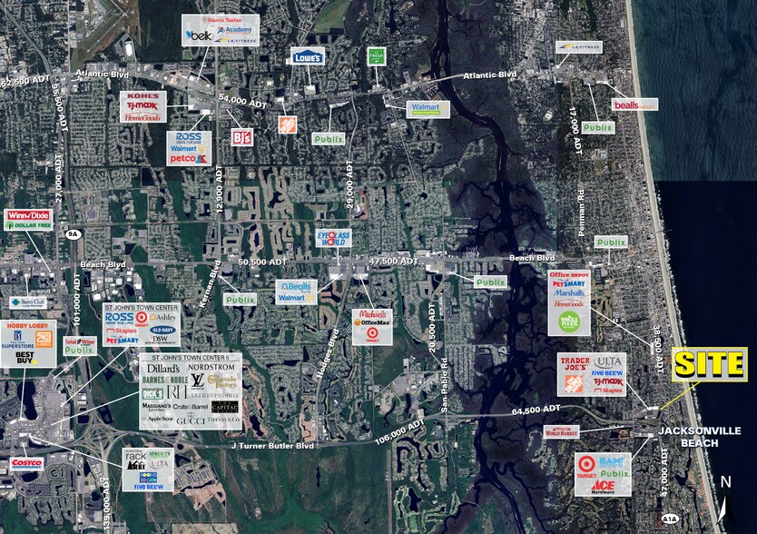 3760 S 3rd St, Jacksonville Beach, FL à louer - Photo de l’immeuble – Image 2 sur 5