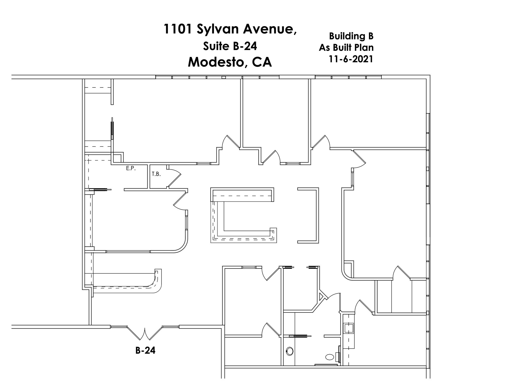 1101 Sylvan Ave, Modesto, CA à louer Plan de site– Image 1 sur 1