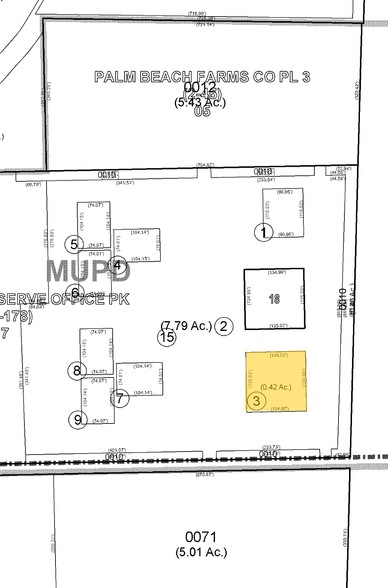 1035 S State Road 7, Wellington, FL à louer - Plan cadastral – Image 2 sur 9