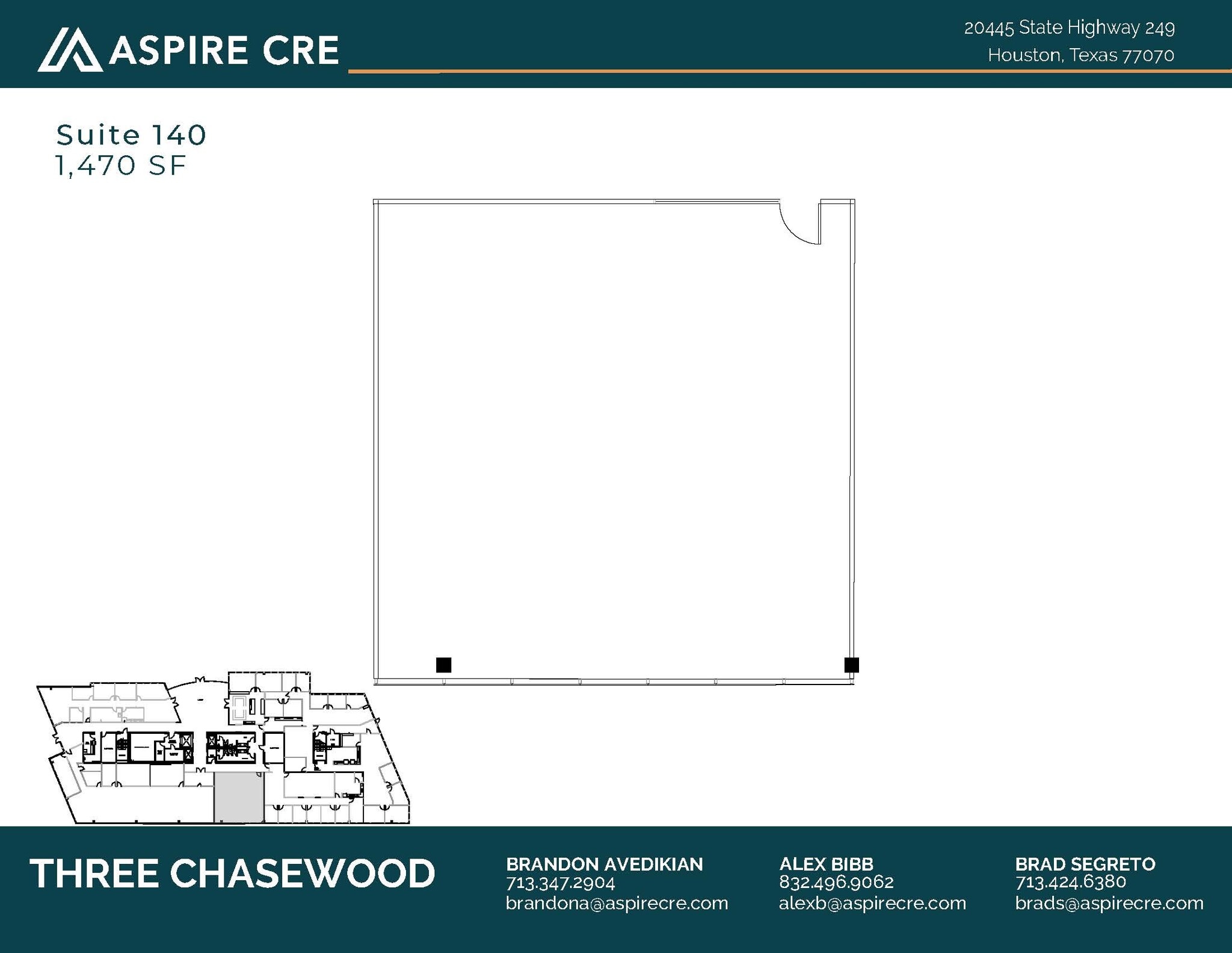 20333 State Highway 249, Houston, TX à louer Plan d’étage– Image 1 sur 1