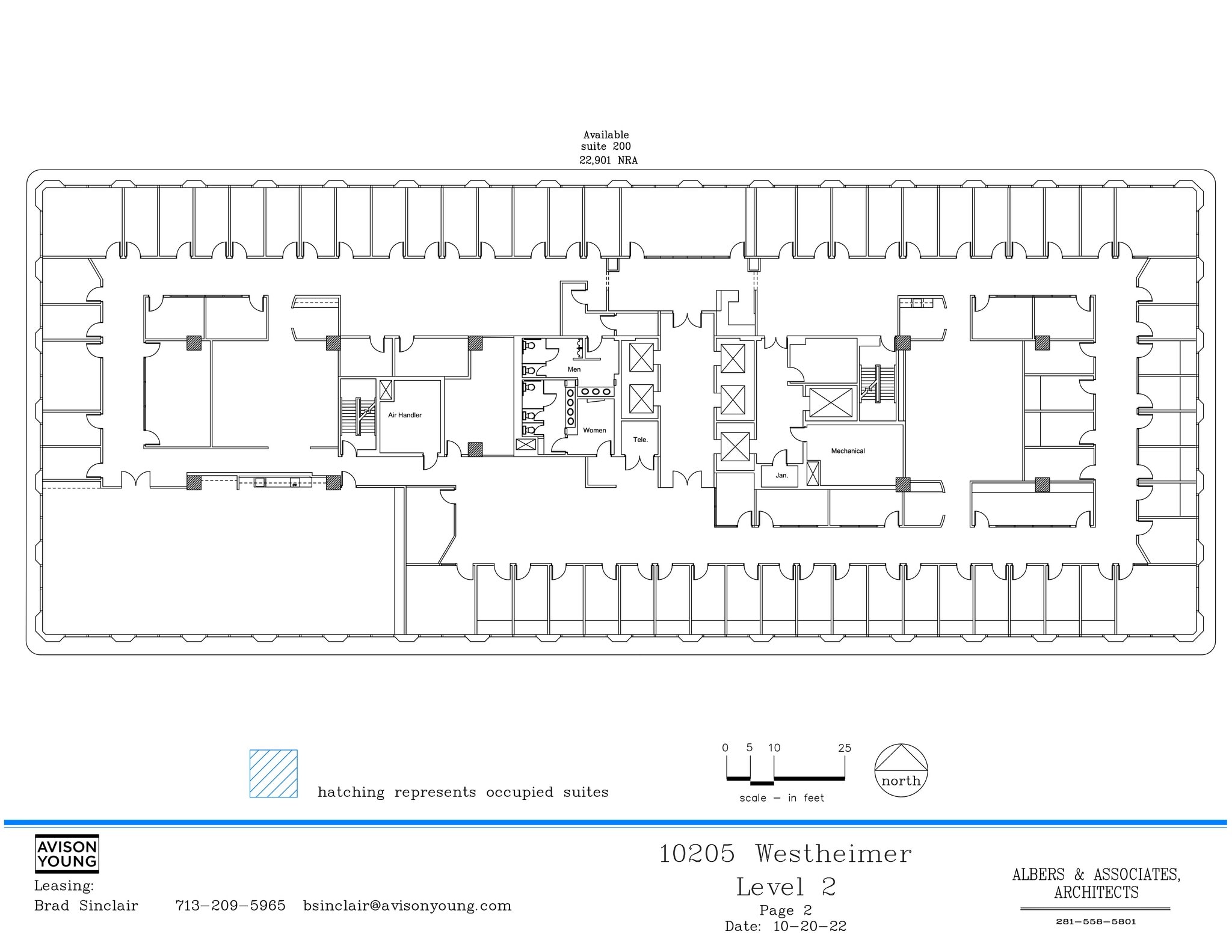 10205 Westheimer Rd, Houston, TX à louer Plan de site– Image 1 sur 2