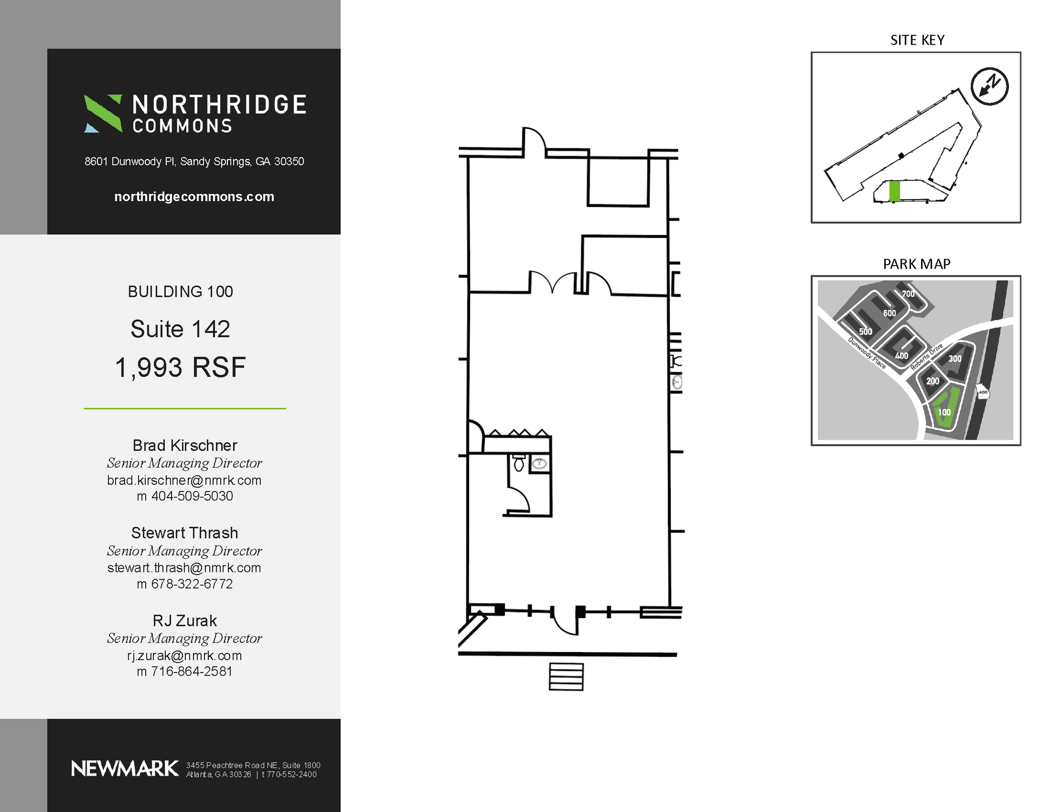 8601 Dunwoody Pl, Sandy Springs, GA à louer Plan d’étage– Image 1 sur 1