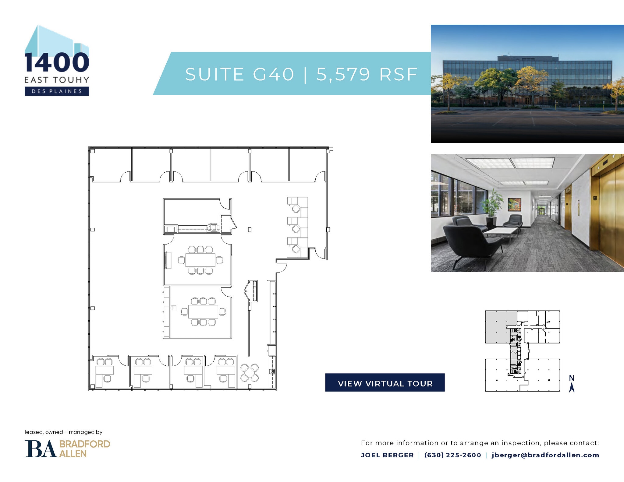 1400 E Touhy Ave, Des Plaines, IL à louer Plan d’étage– Image 1 sur 1