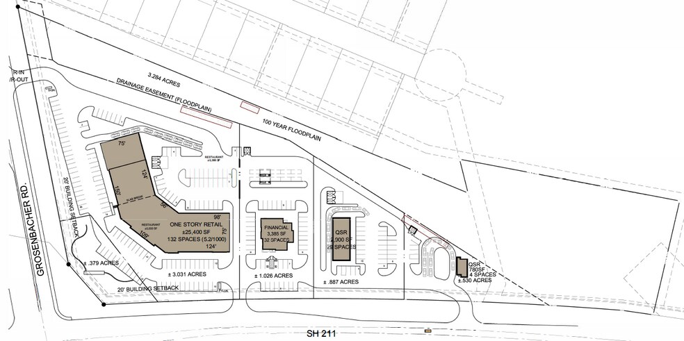 TX-211 & W. Grosenbacher Road, San Antonio, TX à vendre - Plan de site – Image 2 sur 5