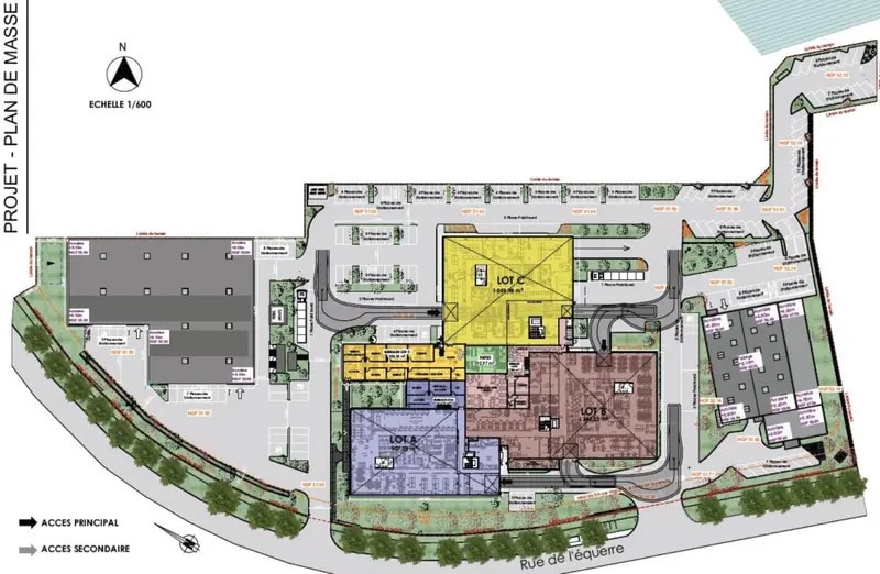 7-11 Rue De L'Equerre, SAINT-OUEN-L'AUMONE à vendre - Plan de site – Image 3 sur 3