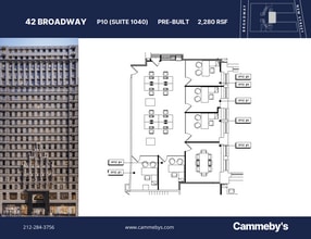 42 Broadway, New York, NY à louer Plan d’étage– Image 1 sur 1