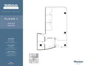 3500 Oak Lawn Ave, Dallas, TX à louer Plan d’étage– Image 1 sur 2