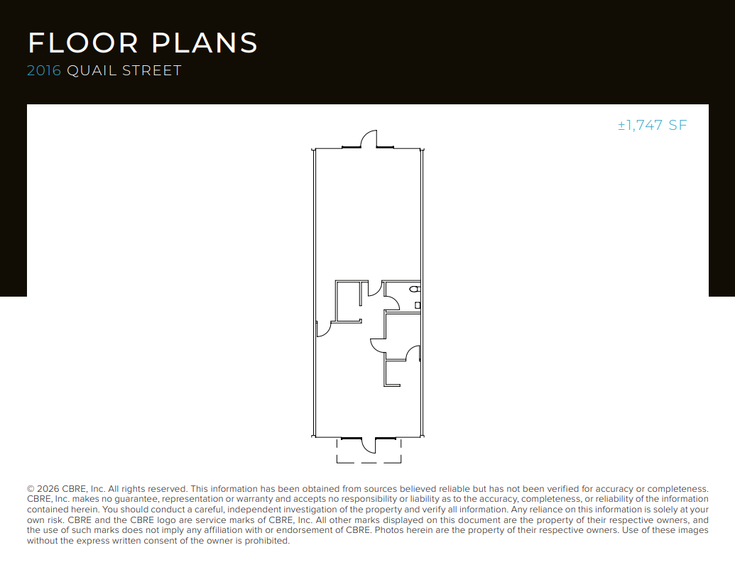 2000-2026 Quail St, Newport Beach, CA à louer Plan d’étage– Image 1 sur 1