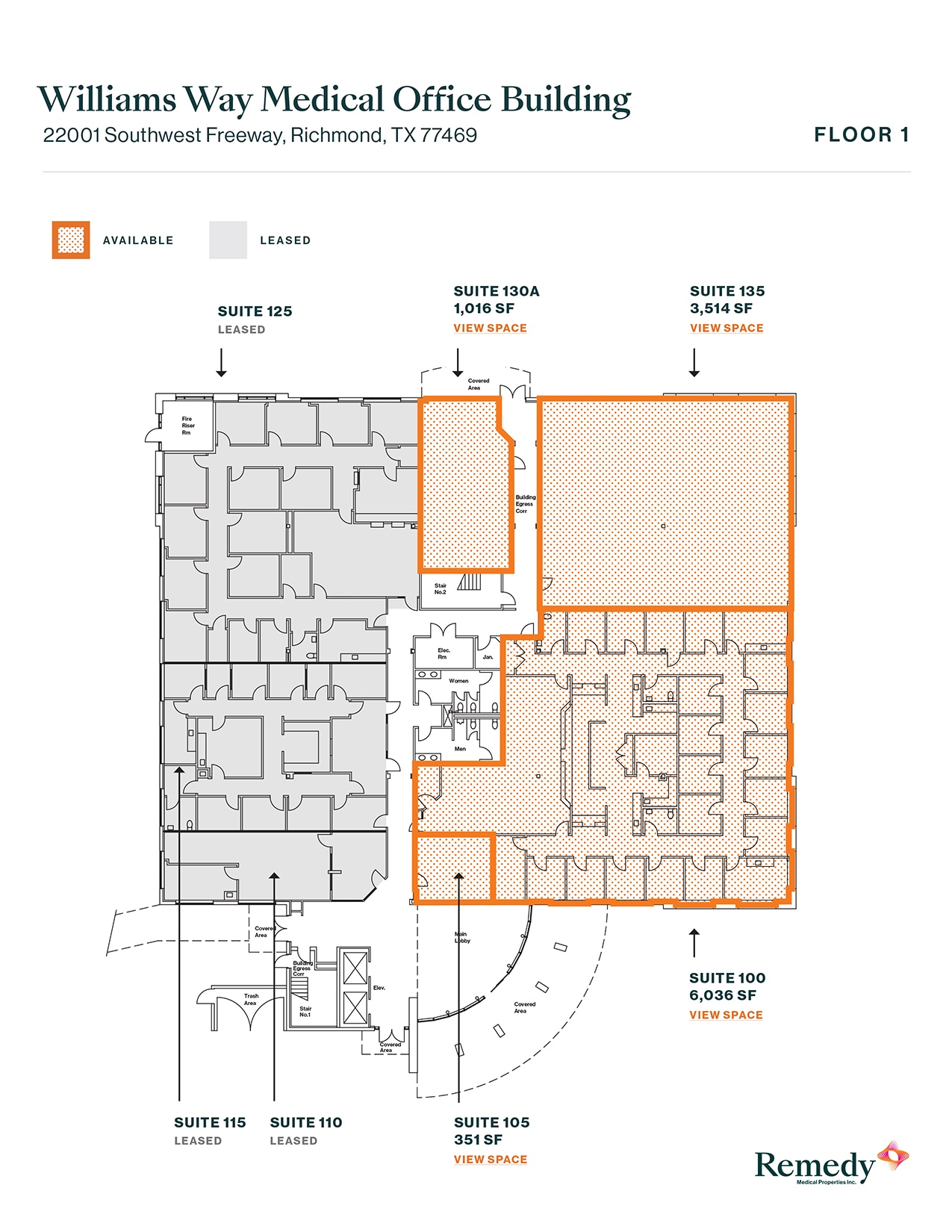 22001 Southwest Freeway, Richmond, TX à louer Plan d’étage– Image 1 sur 1