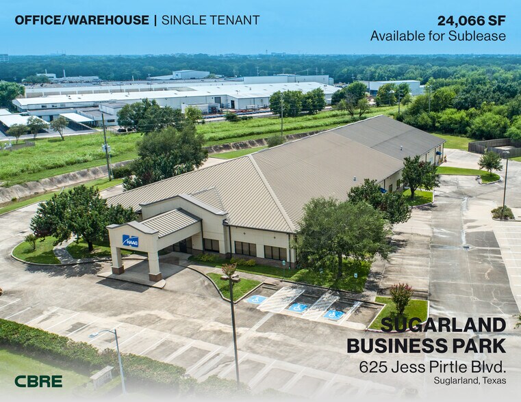 625 Industrial Blvd, Sugar Land, TX à louer - Photo de l’immeuble – Image 1 sur 2
