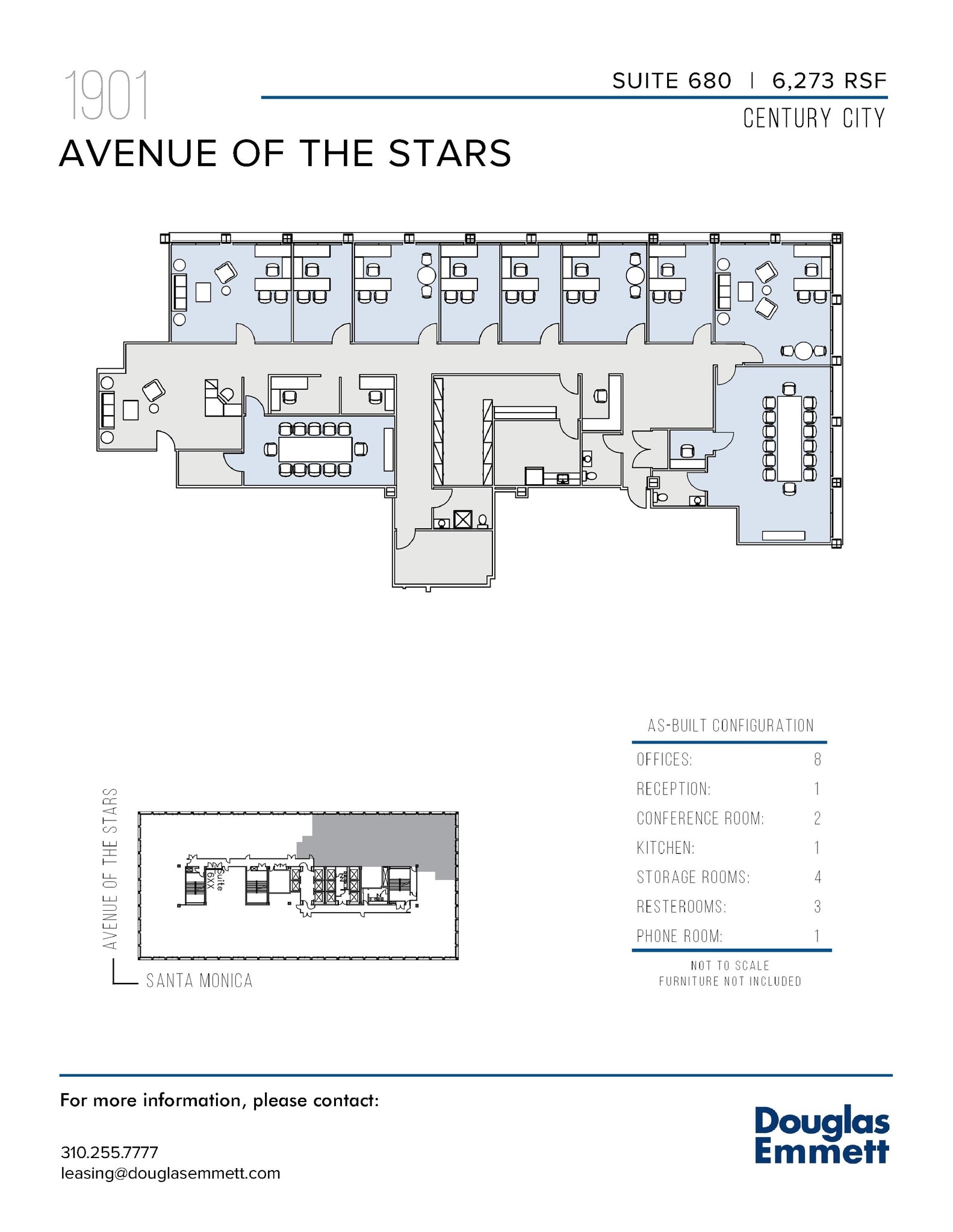 1901 Avenue of the Stars, Los Angeles, CA à louer Plan d’étage– Image 1 sur 1
