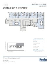 1901 Avenue of the Stars, Los Angeles, CA à louer Plan d’étage– Image 1 sur 1