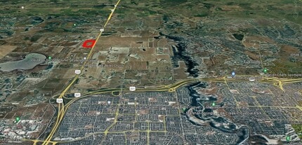 Spruce Meadows Trl SW, Calgary, AB - Vue aérienne vue de carte - Image1