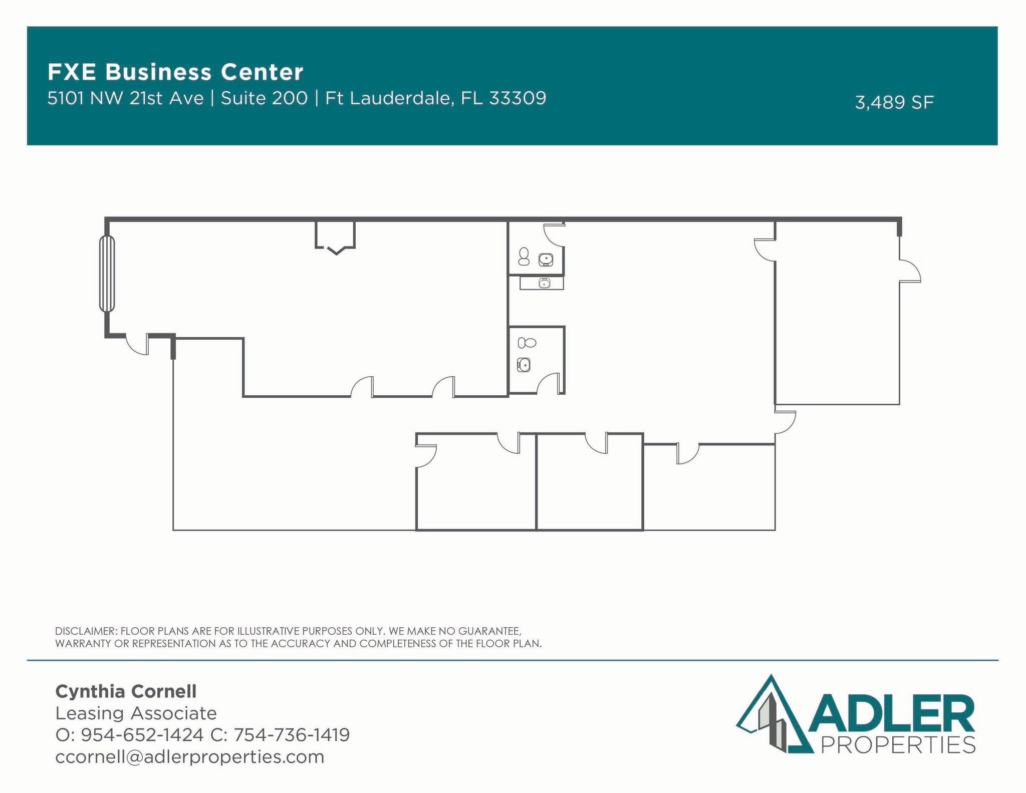 5101 NW 21st Ave, Fort Lauderdale, FL à louer Plan d’étage– Image 1 sur 17