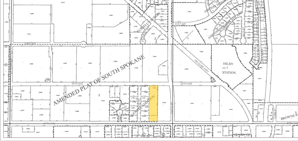 3525 E 57th Ave, Spokane, WA à vendre - Plan cadastral – Image 3 sur 3