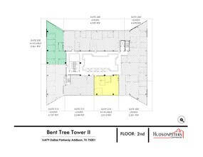 16479 Dallas Pky, Addison, TX à louer Plan d’étage– Image 1 sur 1