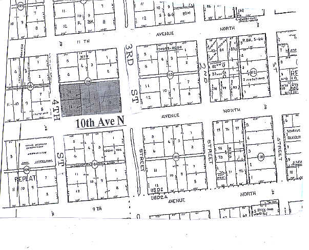 301-329 10th Ave N, Jacksonville Beach, FL à louer - Plan cadastral – Image 2 sur 7