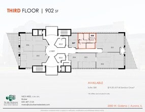 2000 W Galena Blvd, Aurora, IL à louer Plan d’étage– Image 1 sur 1